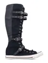 Converse Star All High-top Silhouette Rubber Sole In Black