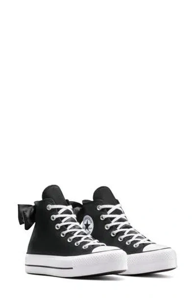 Converse Chuck Taylor® All Star® Bow High Top Sneaker In Black
