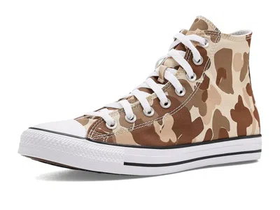 Converse Chuck Taylor All Star Camo High-top Sneakers Sandals Miso Glaze/warm Quarry: Men's 8.5 - Women's 10. In Brown