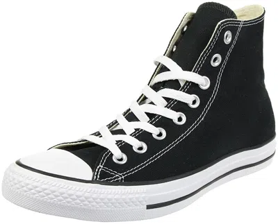 Converse Chuck Taylor All Star Canvas Hi Top Unisex Sneakers In Black
