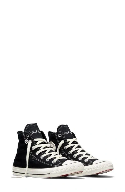 Converse Chuck Taylor All Star Canvas High Top Sneaker In Black