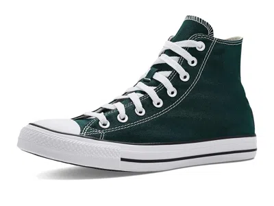 Converse Chuck Taylor All Star Canvas High-top Sneakers Sandals Steely Pine: Men's 8 - Women's 10 Medium In Green