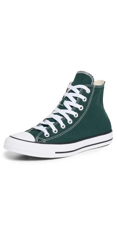 Converse Chuck Taylor All Star Canvas Sneakers Steely Pine In Green