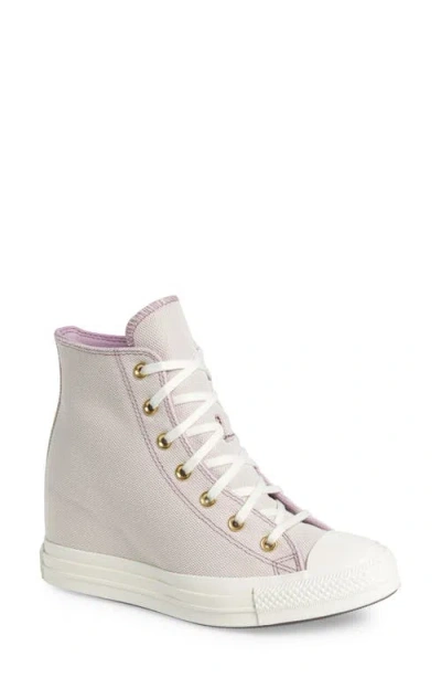 Converse Chuck Taylor® All Star® Chuck 70 Wedge Hi Sneaker In Orchid Dust/egret/gold