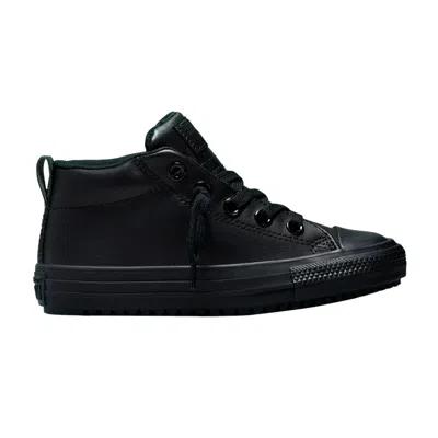 Pre-owned Converse Chuck Taylor All Star Counter Climate Mid Gs 'triple Black' | Kid's Size 5.5
