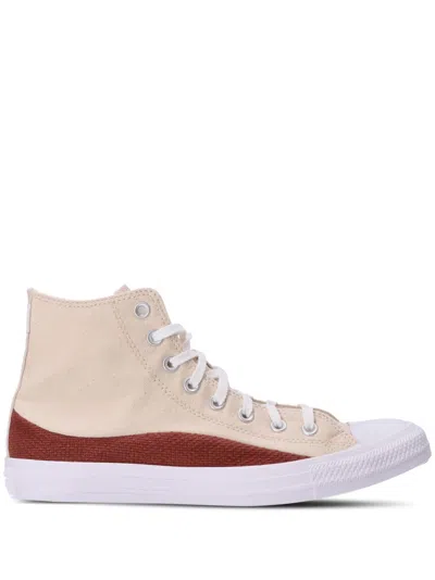 Converse Chuck Taylor All Star Craft Mix High-top Sneakers In Neutrals