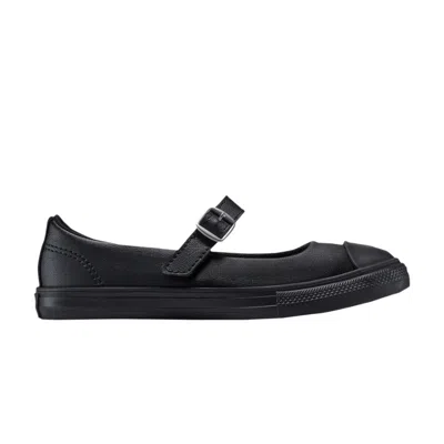 Pre-owned Converse Chuck Taylor All Star Dainty Mary Jane Easyon Ps 'triple Black' | Kid's Size 12.5