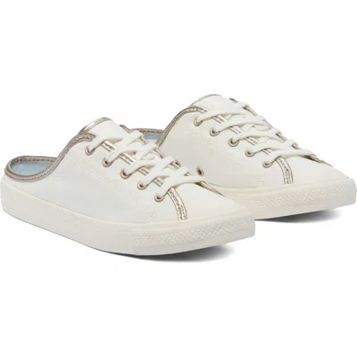 Converse Chuck Taylor® All Star® Dainty Sneaker Mule In Egret/light Gold
