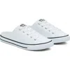 Converse Chuck Taylor® All Star® Dainty Sneaker Mule In White/white/black