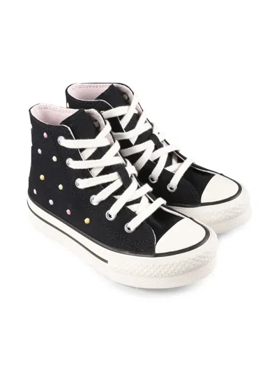 CONVERSE CHUCK TAYLOR ALL STAR DOTTED HIGH-TOP SNEAKERS