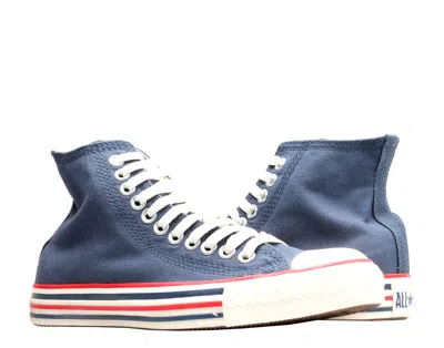 Converse Chuck Taylor All Star Double Details Navy Hi Sneakers 111240 In Blue