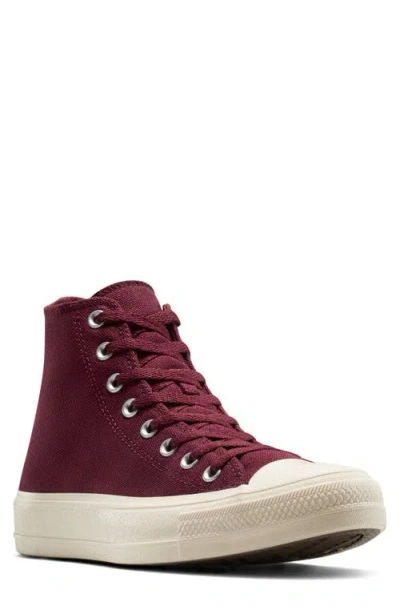 Converse Chuck Taylor All Star Durable Canvas High Top Sneaker In Burgundy