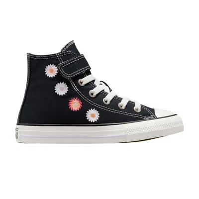Pre-owned Converse Chuck Taylor All Star Easy-on High Ps 'festival Florals' | Black | Kid's Size 11