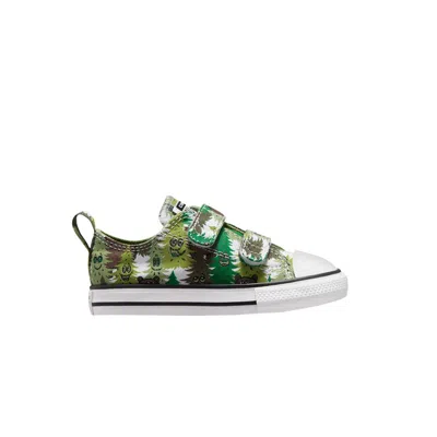 Pre-owned Converse Chuck Taylor All Star Easy-on Low Td 'forest Camo' | Green | Infant Size 4