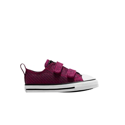 Pre-owned Converse Chuck Taylor All Star Easy On Low Td 'sparkle - Prime Pink' | Infant Size 9