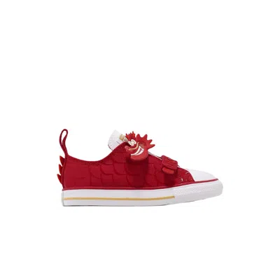 Pre-owned Converse Chuck Taylor All Star Easy-on Td 'year Of The Dragon' | Red | Infant Size 6