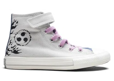 Pre-owned Converse Chuck Taylor All Star Easyon Hi Naruto Sneakers In Fossilized/vintage White/black