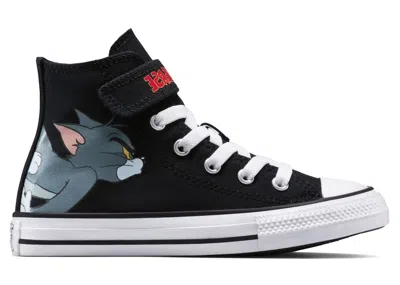 Pre-owned Converse Chuck Taylor All Star Easyon Hi Tom & Jerry Sneakers In Blackwhite In Multi