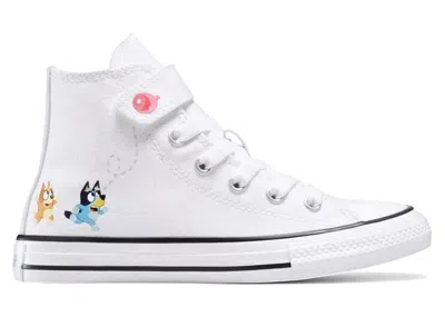Pre-owned Converse Chuck Taylor All Star Easyon Hi Y Sneakers In Bluewhite