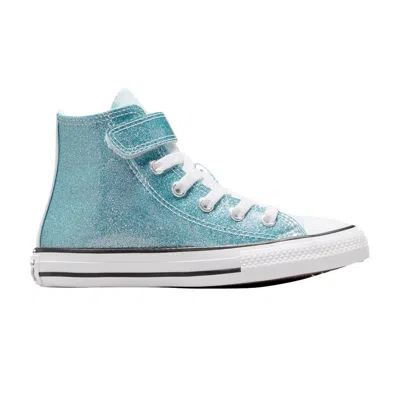 Pre-owned Converse Chuck Taylor All Star Easyon High Ps 'glitter - Winter Slay' | Blue | Kid's Size 2.5