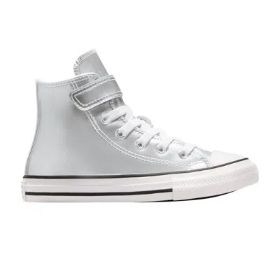 Pre-owned Converse Chuck Taylor All Star Easyon High Ps 'metallic Silver' | Kid's Size 1