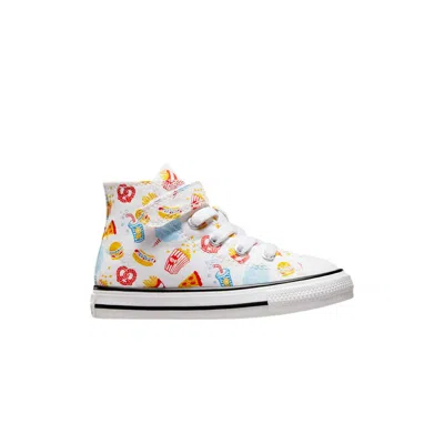 Pre-owned Converse Chuck Taylor All Star Easyon High Td 'snacks' | White | Infant Size 5