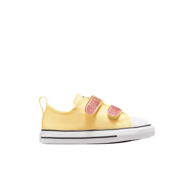 Pre-owned Converse Chuck Taylor All Star Easyon Low Td 'citrus Glitz' | Yellow | Infant Size 10