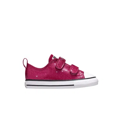 Pre-owned Converse Chuck Taylor All Star Easyon Low Td 'glitter - Sporty Berry' | Pink | Infant Size 4