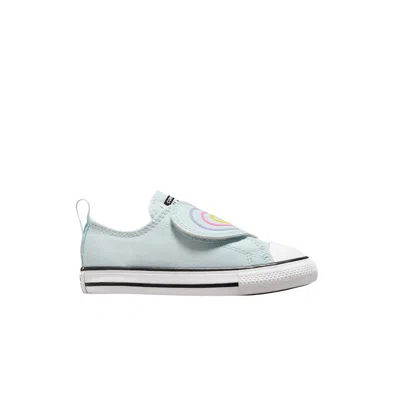Pre-owned Converse Chuck Taylor All Star Easyon Low Td 'heart Strap' | Blue | Infant Size 6