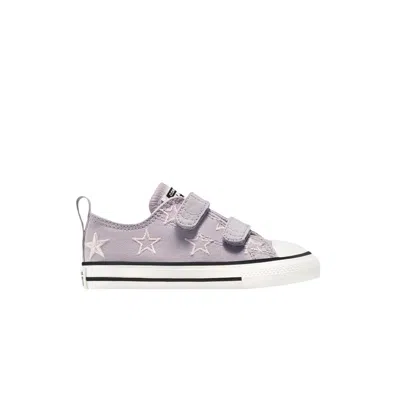 Pre-owned Converse Chuck Taylor All Star Easyon Low Td 'starry' | Grey | Infant Size 5 In Gray