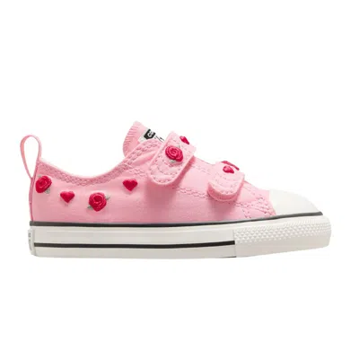 Pre-owned Converse Chuck Taylor All Star Easyon Low Td 'valentine's Day 2025' | Pink | Infant Size 7