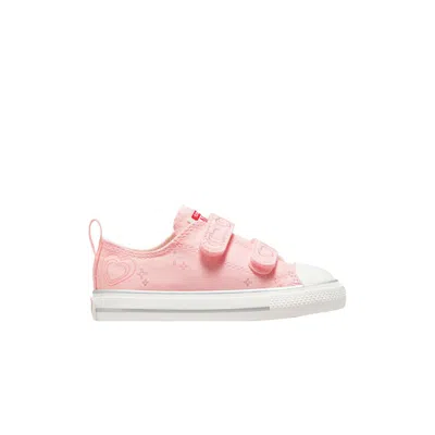Pre-owned Converse Chuck Taylor All Star Easyon Low Td 'y2k Hearts' | Pink | Infant Size 5