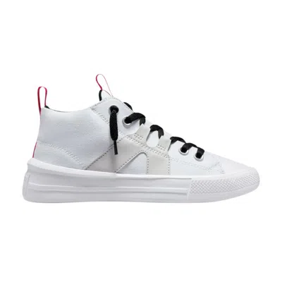 Pre-owned Converse Chuck Taylor All Star Easy-on Mid Gs 'white University Red' | Kid's Size 4.5