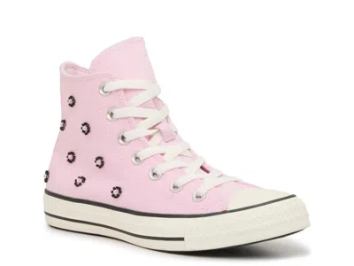 Converse Chuck Taylor All Star Embellished Hightop Sneaker In Pink
