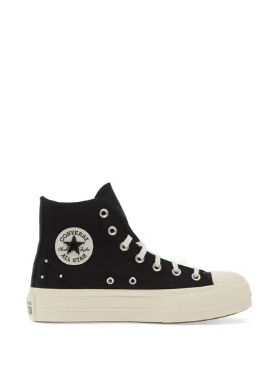 Converse Chuck Taylor All Star Embellished Sneakers In Black