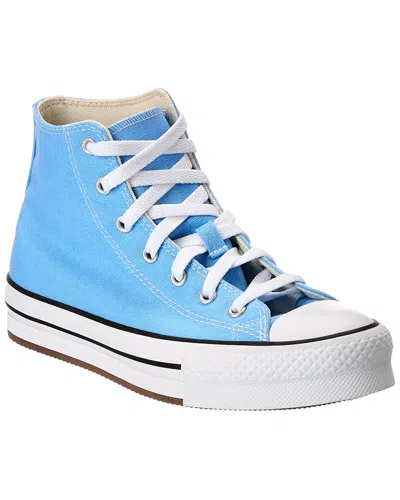 Converse Chuck Taylor All Star Eva Lift Canvas High-top Sneaker In Blue
