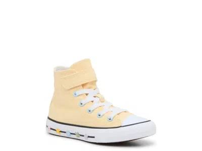 Converse Chuck Taylor All Star Eva Lift Hi Floral Hightop Sneaker Kids' In Yellow