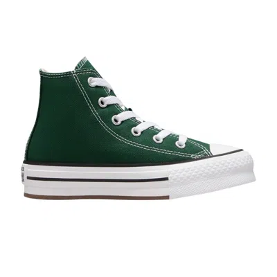 Pre-owned Converse Chuck Taylor All Star Eva Lift High Ps 'green Envy' | Kid's Size 1