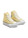 Converse Chuck Taylor All Star Eva Lift High-top Sneakers In Yellow