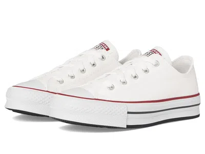 Converse Chuck Taylor All Star Eva Lift Platform (big Kid) Boys Shoes White/garnet/navy : 3.5 Big Kid M, Canv