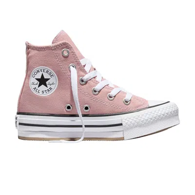 Pre-owned Converse Chuck Taylor All Star Eva Lift Platform Canvas Big Kid 'petal Pit' | Pink | Kid's Size 3