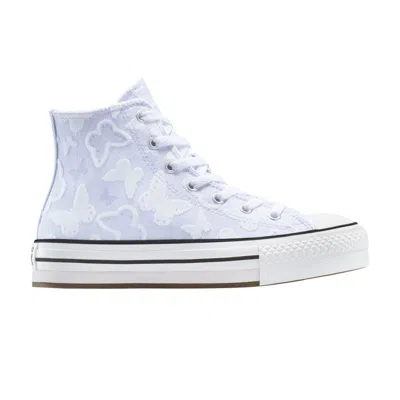 Pre-owned Converse Chuck Taylor All Star Eva Lift Platform High Gs 'butterfly' | Purple | Kid's Size 5.5