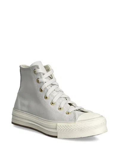 Converse Kids' Chuck Taylor All Star Eva Lift Platform Sneakers In White