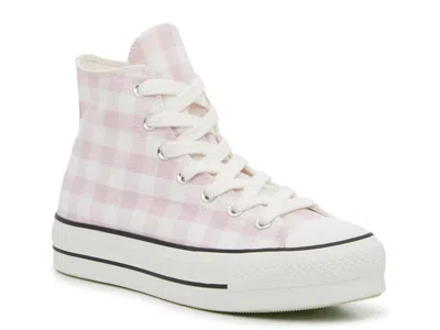 Converse Chuck Taylor All Star Gingham Platform Sneaker In Multi