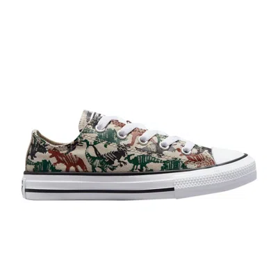 Pre-owned Converse Chuck Taylor All Star Gs 'dino Daze' | Brown | Kid's Size 2.5