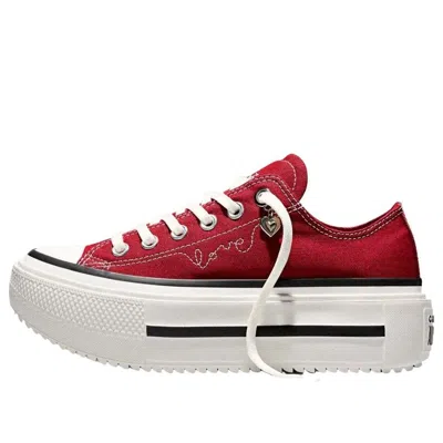 Converse Chuck Taylor All Star Hearts Lift Double Stack Low 'days Ahead' In Multi