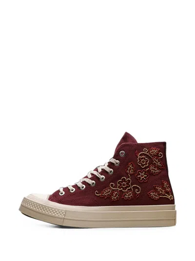 Converse Chuck Taylor All Star Hi Bead-embellished Sneakers In Brown