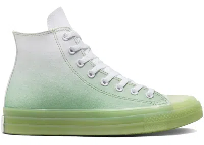 Pre-owned Converse Chuck Taylor All Star Hi Cx Gradient Sneakers In Aloe Green/white