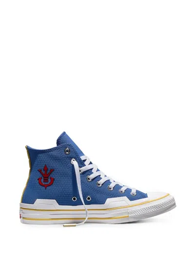 Converse Chuck Taylor All Star Hi Dragon Ball Z Vegeta Sneakers In Blue