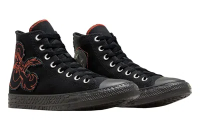Pre-owned Converse Chuck Taylor All Star Hi Dungeons & Dragons Dragon Scales In Black/red/white